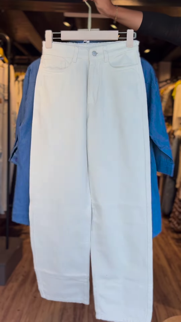 Embellished Angel Wing Sequin Button-Down Shirt – Blue Collared Half-Sleeve Casual Top - Image 2