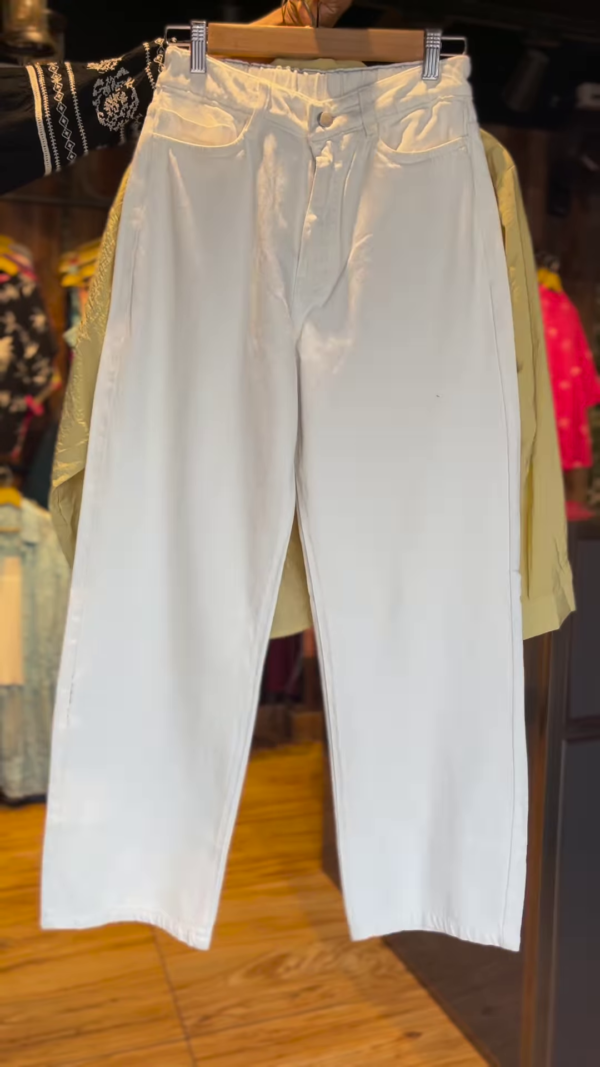 Light Yellow Shirt with White Crop Top & Culottes – 3-Piece Summer Co-Ord Set for Women - Image 2