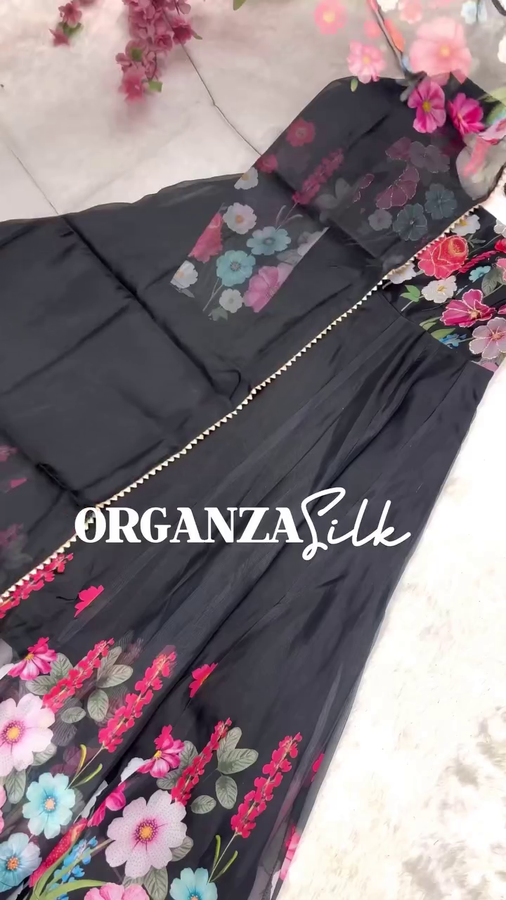 Floral Embroidered Anarkali Kurta Set with Dupatta β Elegant & Flowing Style πΈ - Image 2