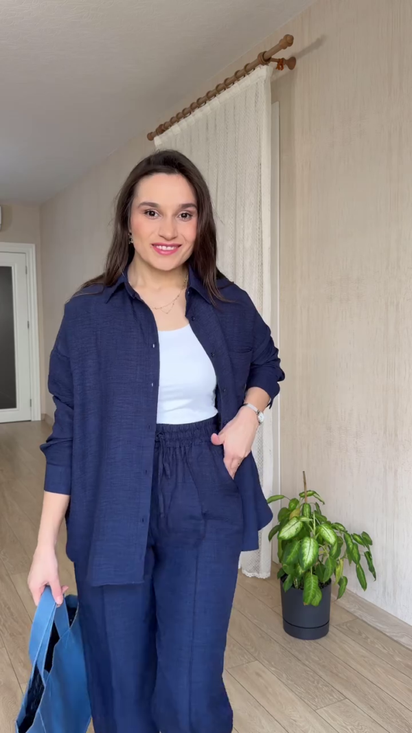 Effortless Style Three-Piece Cotton Co-Ord Set – 4 Elegant Colors - Image 4