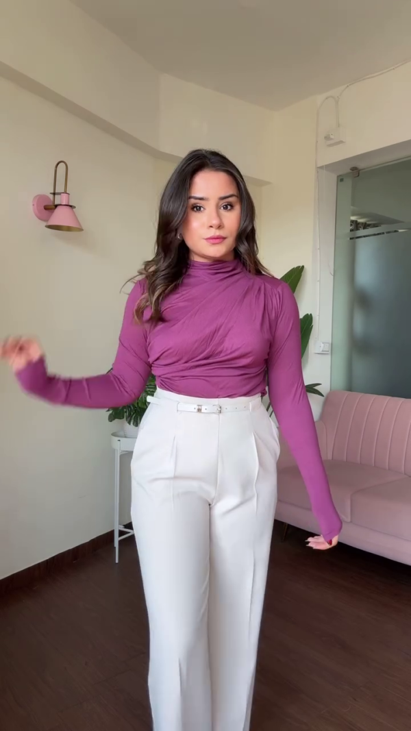 Chic Square Neck Ribbed Bodysuit for Women – Full Sleeve | 6 Stylish Colors - Image 4