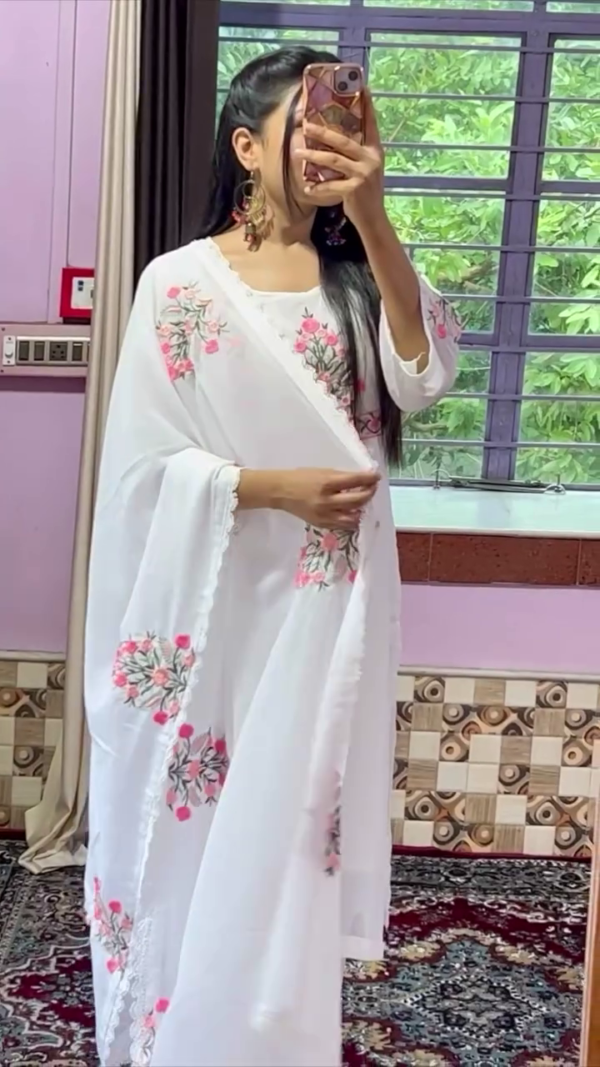 Vibrant Cotton Printed Salwar Suit Set with Dupatta – Soft & Stylish Ethnic Wear (10 Colors) - Image 10