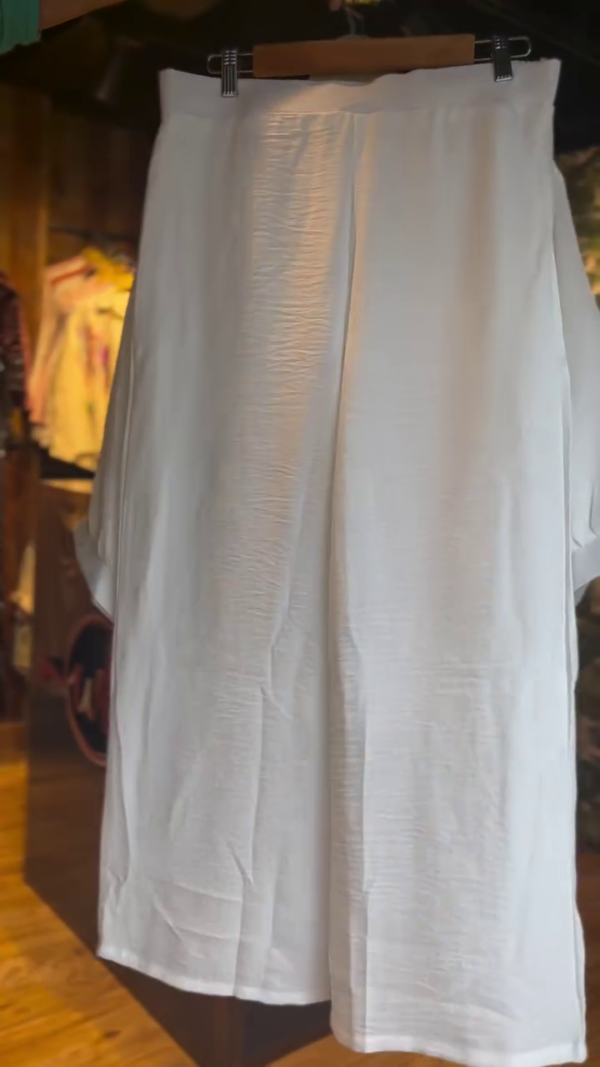 Chic White Co-Ord Set with Mirror Embroidery – Stylish Casual Ethnic Wear for Women - Image 2