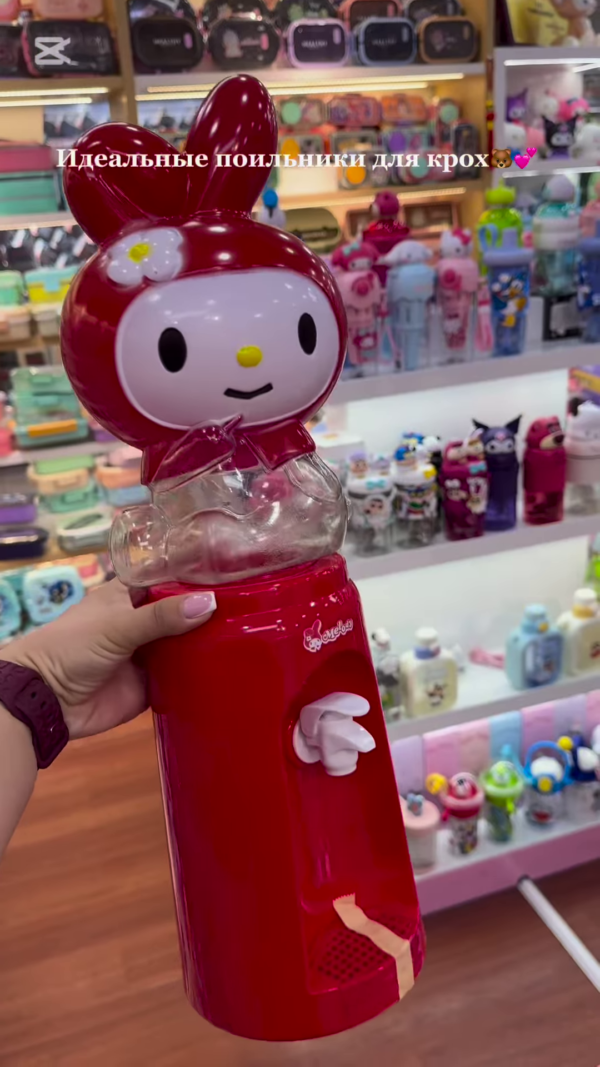 Adorable Character-Themed Kids' Drinkware Collection: Cute Pink Sippy Cups and Water Bottles for Toddlers - Image 2