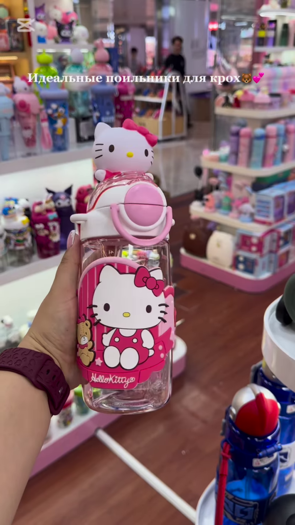 Adorable Character-Themed Kids' Drinkware Collection: Cute Pink Sippy Cups and Water Bottles for Toddlers - Image 19