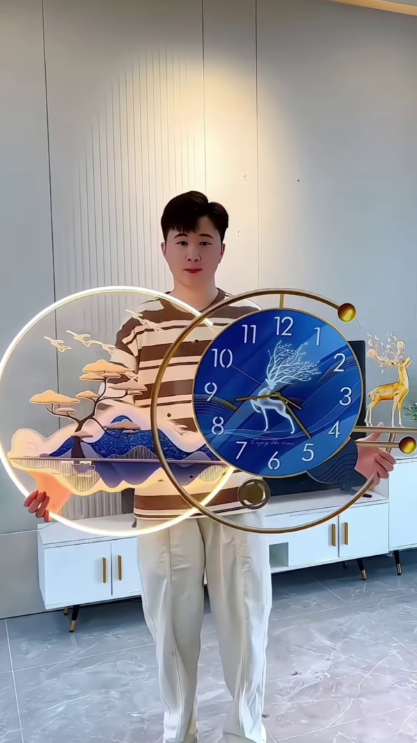🕰 Luxury LED Wall Clock – A Statement of Art & Time! 🎨✨ - Image 3