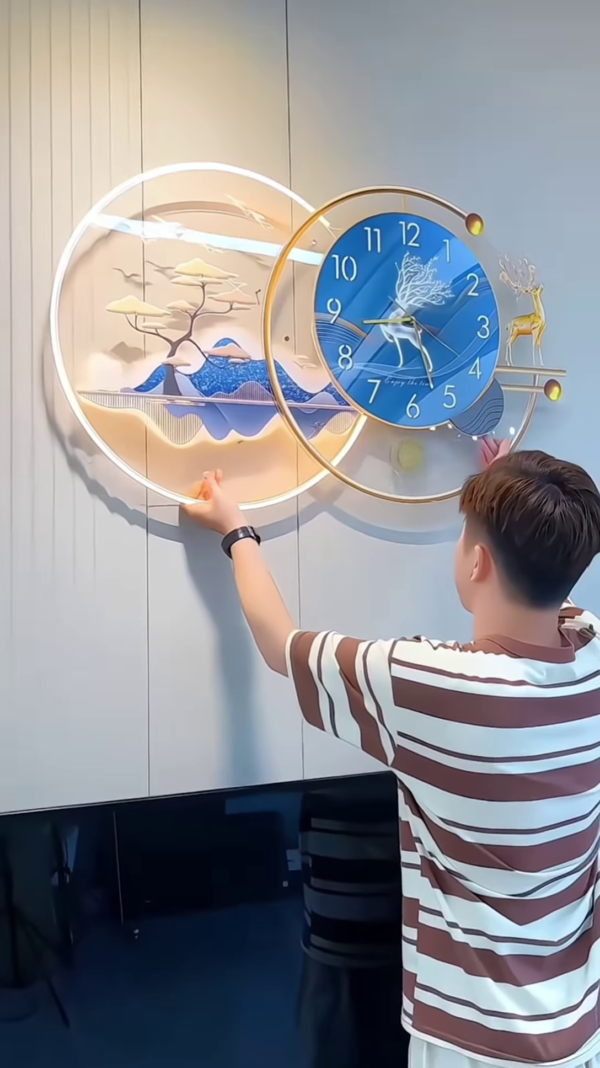 🕰 Luxury LED Wall Clock – A Statement of Art & Time! 🎨✨ - Image 2