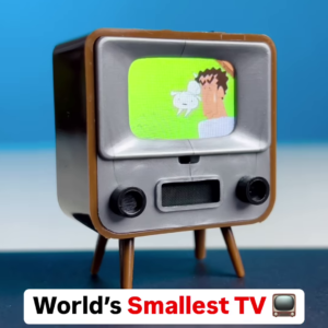 🎬 World’s Smallest TV – Big Entertainment in a Tiny Package! 🧲📺