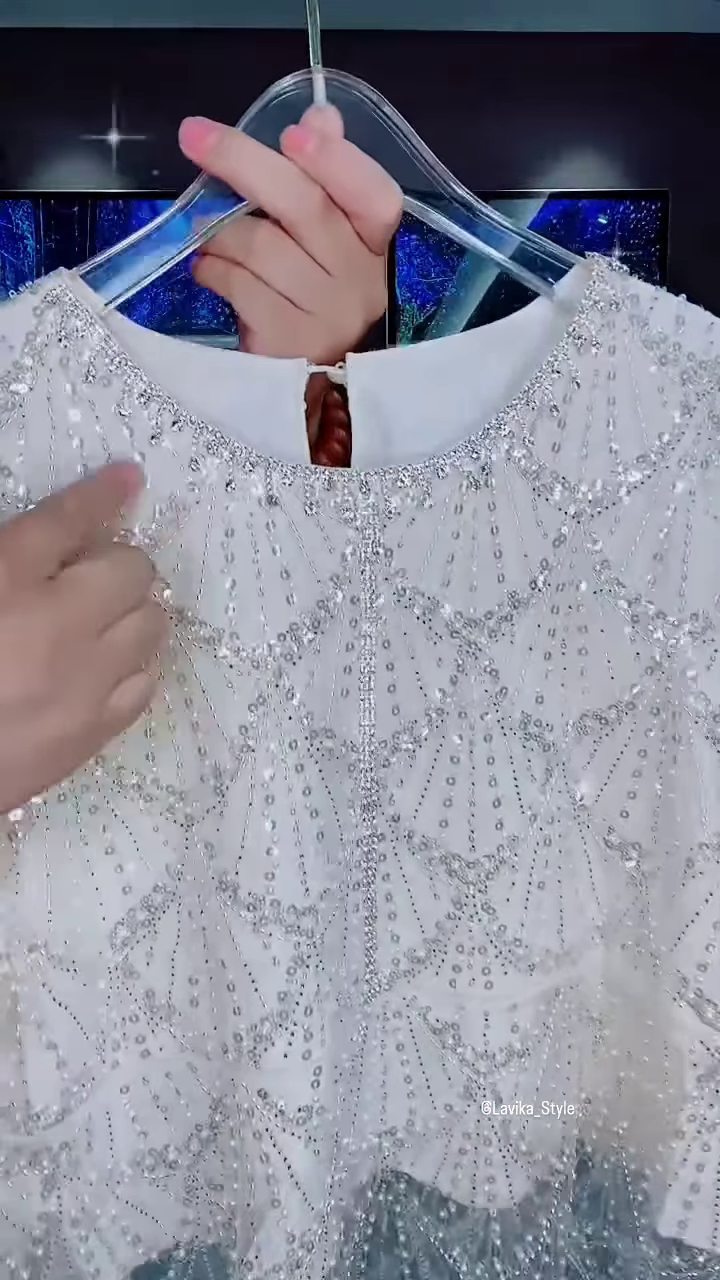 Dazzling Sequin and Bead Embellished Top - Image 2