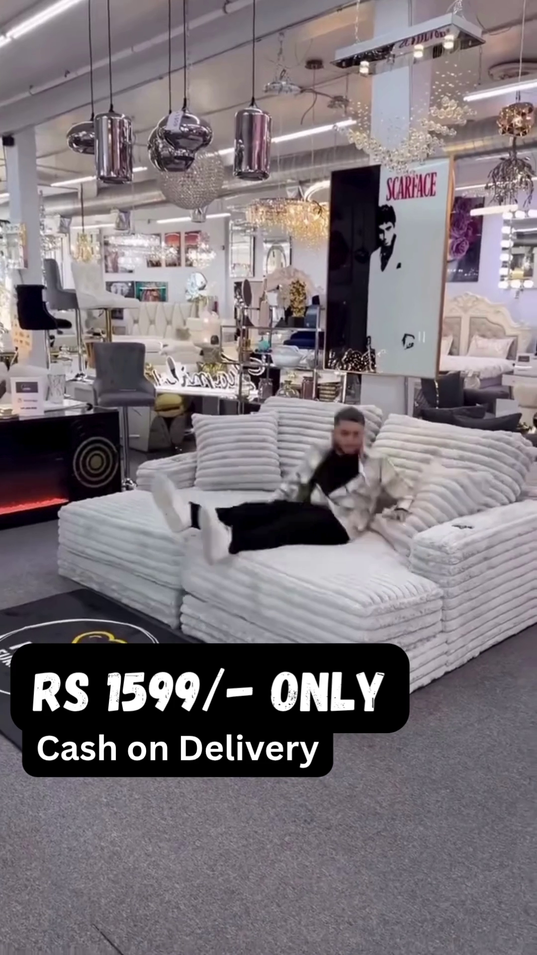Ultra-Plush Lounge Sofa ๐๏ธโจ โ Where Comfort Meets Luxury