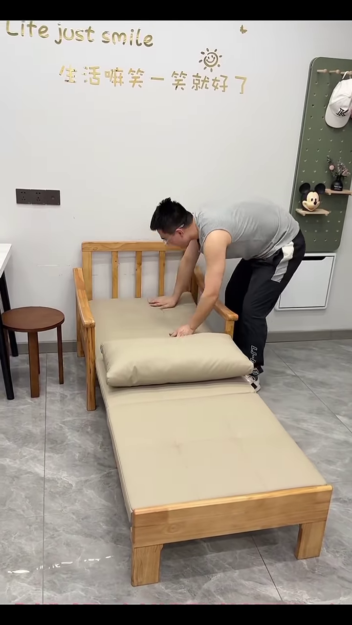 ๐ช๐ช Smart Living: Foldable Wall Chair & Multi-Use Ladder in Action! ๐งโจ - Image 2
