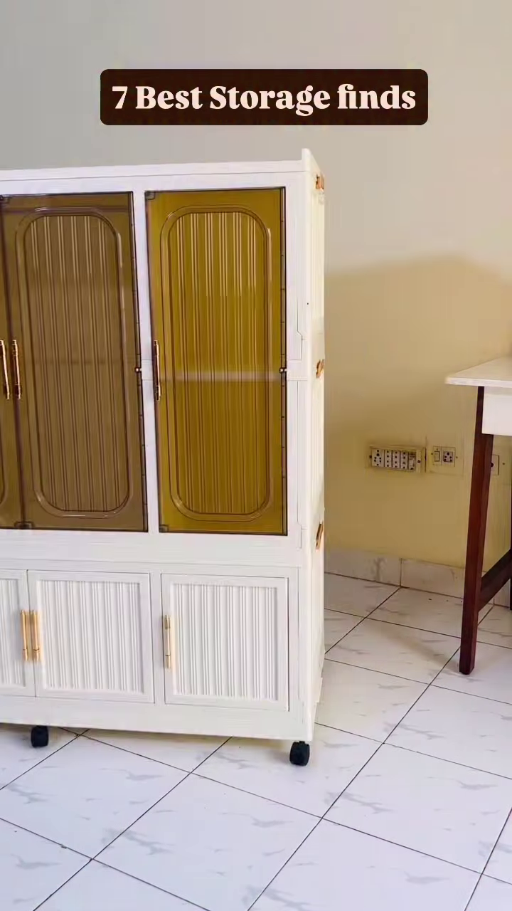 Modern Arched Fluted-Door Modular Storage Wardrobe - Image 2