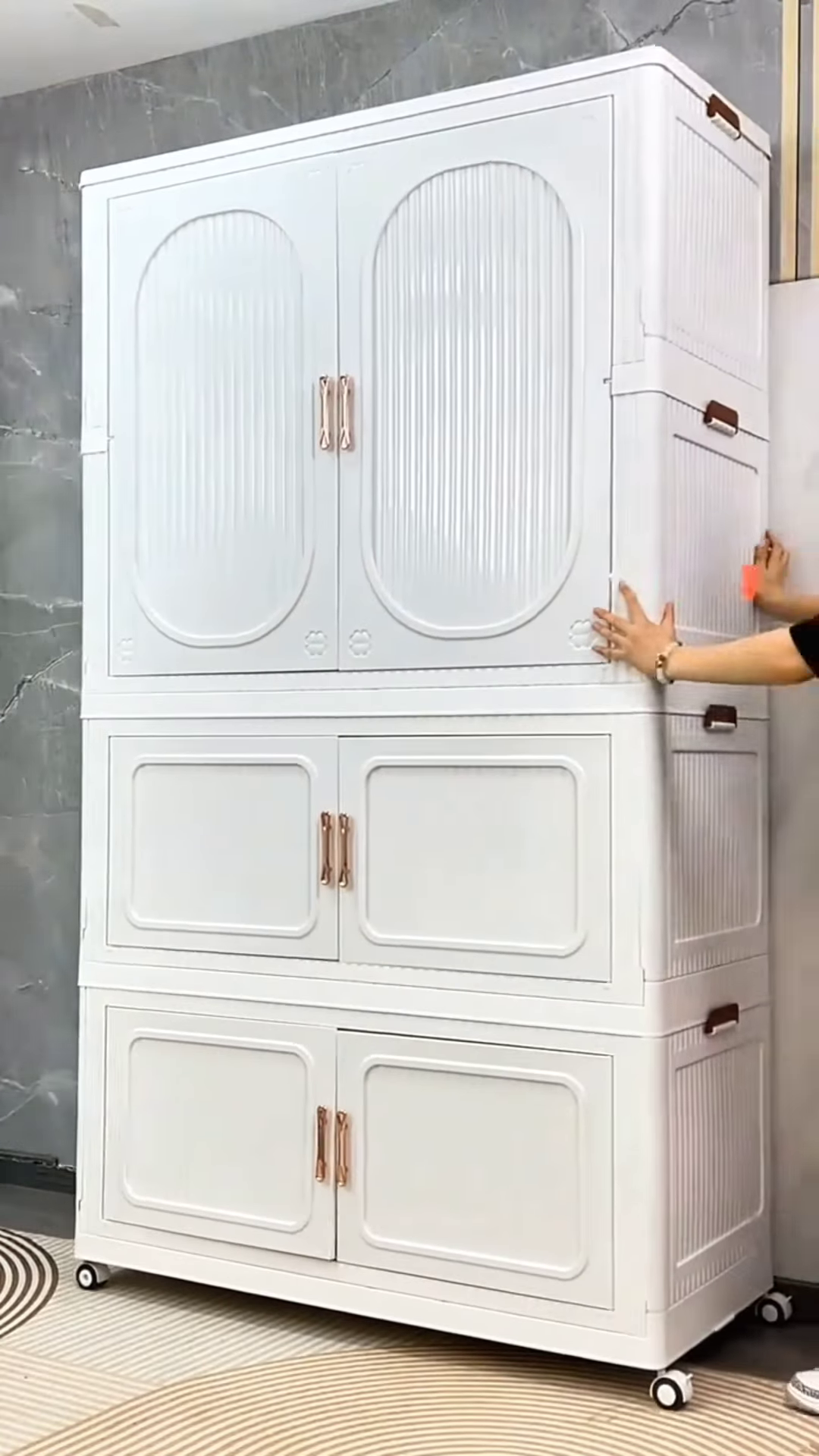 Premium Multi-Tier Modular Storage Wardrobe - Image 3